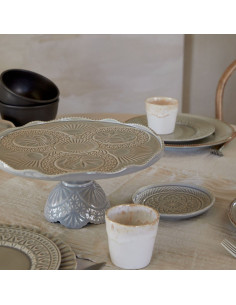 PLATO C/PIE 30 ( tartero, frutero) CRISTAL 2