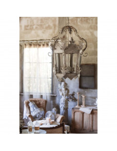 LAMPARA (3 LUCES E14)HIERRO ITALIANA 2